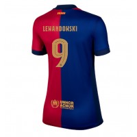 Maglia Calcio Barcelona Robert Lewandowski #9 Prima Divisa Donna 2024-25 Manica Corta